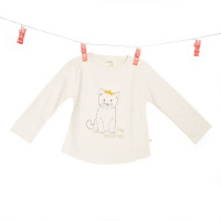 T-shirt Tania Cream Chat Taille 2-3 ans - Les petites choses