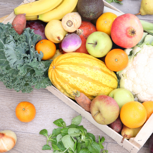 Box "Grand mélange de légumes & fruits (+ 250 g de fruits secs bio)"