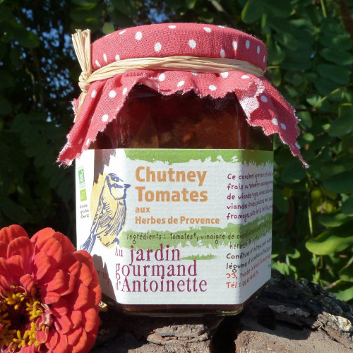 Chutney bio de Tomates aux Herbes de Provence