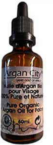 Huile d'Argan Cosmétique Naturelle Pure 100%, Pressée à froid- Ecocert /USDA