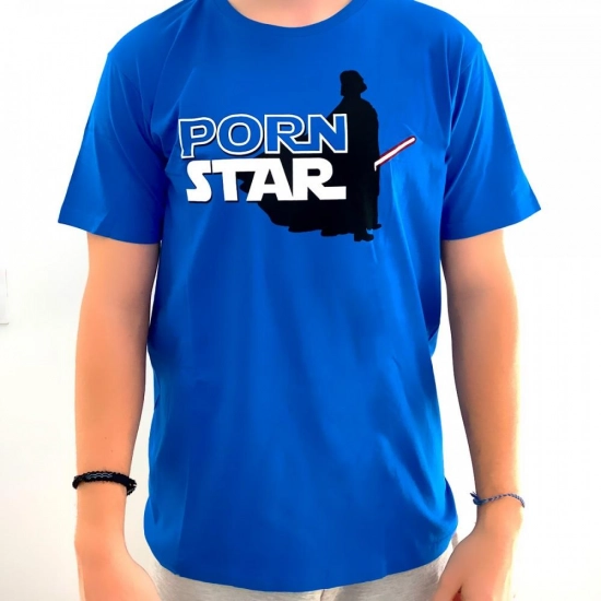 T-shirt humoristique Porn Star taille L